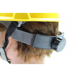 Kask ochronny 4 punktowy ŻÓŁTY