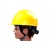 Kask ochronny 4 punktowy ŻÓŁTY